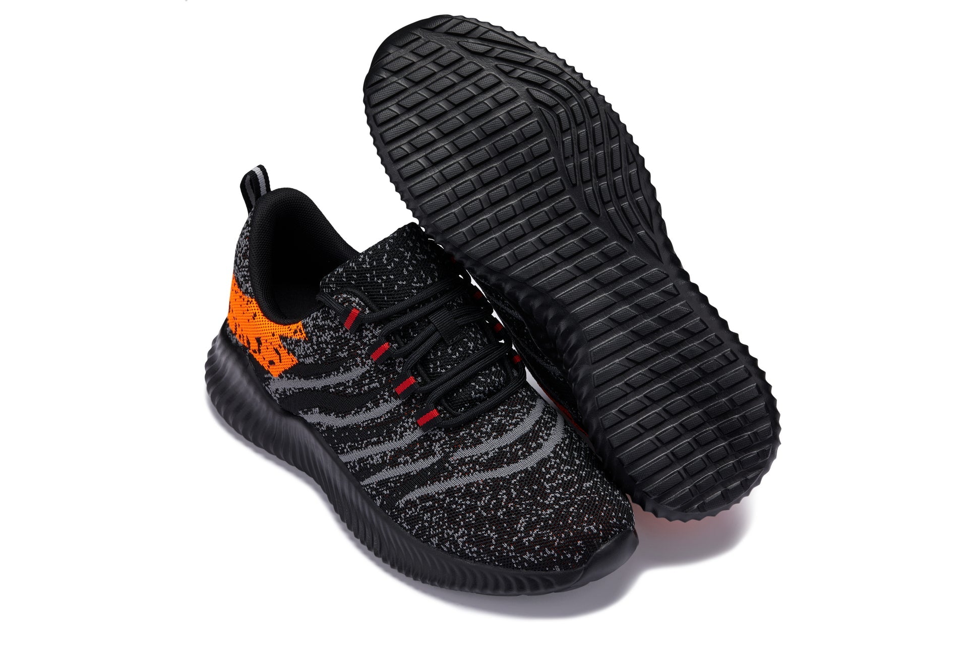 CALTO - Q219 - 2.8 Inches Taller (Neon Orange/Black/Grey) - Ultra Lightweight - Triathlete Store