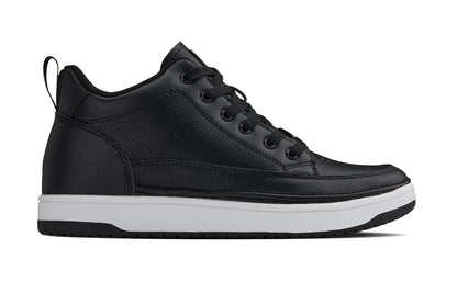 CALTO - Q271  - 2 Inches Taller (Black Noir) - Elevated Leatherette Micro-Perforated Sneakers - Triathlete Store