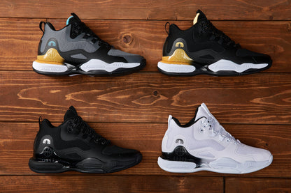 CALTO - Q393 - 3 Inches Taller (Black) - Basketball High-Top Sneakers - Triathlete Store