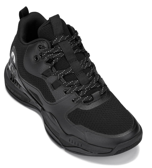 CALTO - Q393 - 3 Inches Taller (Black) - Basketball High-Top Sneakers - Triathlete Store