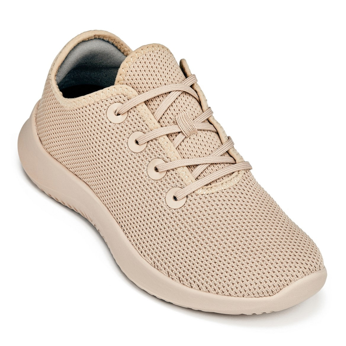 CALTO - Q403 - 2.4 Inches Taller (Salmon) - Ultra Lightweight Knitted Sneakers - Triathlete Store