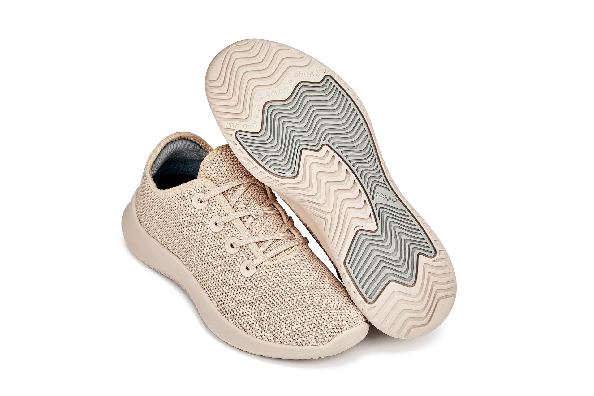 CALTO - Q403 - 2.4 Inches Taller (Salmon) - Ultra Lightweight Knitted Sneakers - Triathlete Store