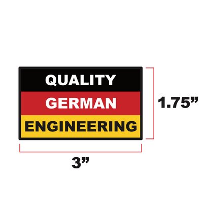 Quality German Engineering Morale Patch