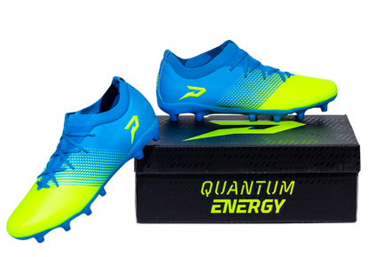 Quantum Energy Flag Football Cleats - Columbia Blue & Slime