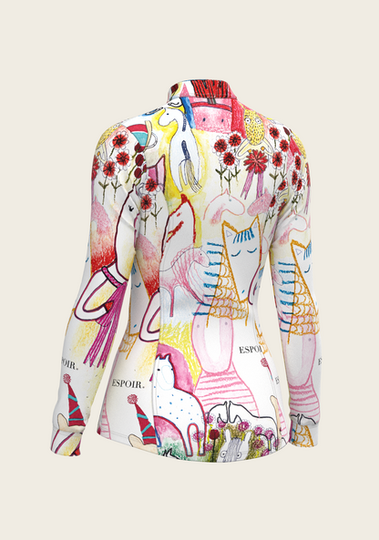 The Horse Fair Quarter Zip Sun Shirt