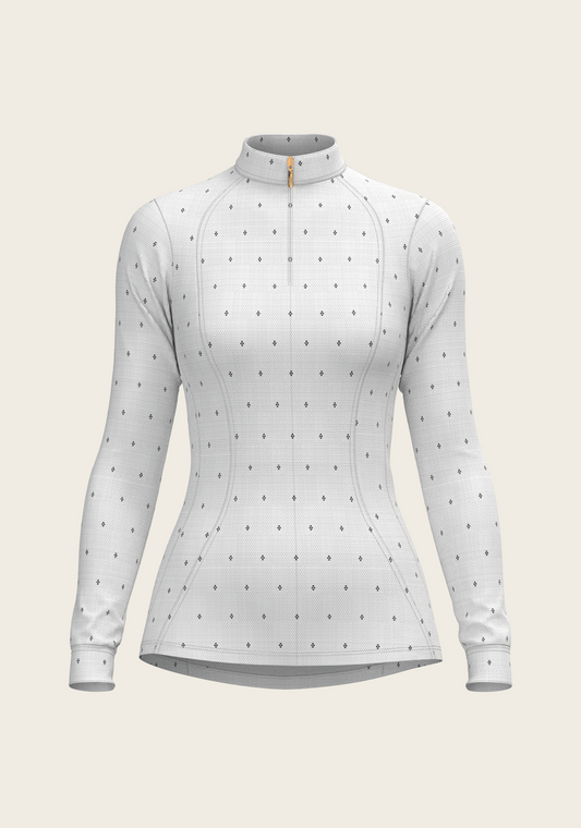 Mosaic 4 Dot Quarter Zip Sun Shirt