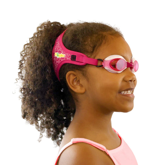 Pink Frogz Kids Swim Goggles