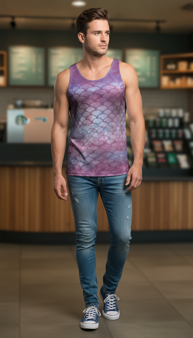 Queen Mermaid Princess Unisex Tank Top