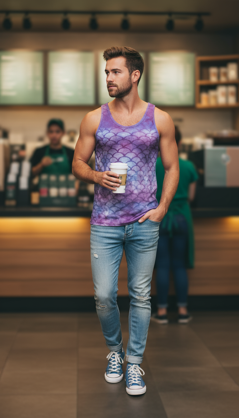 Queen Mermaid Princess Unisex Tank Top