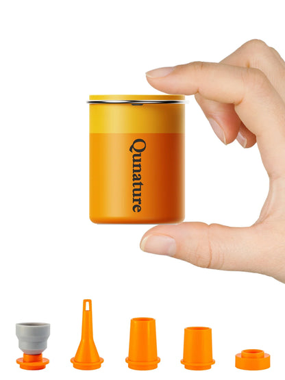 Qunature Mini Electric Pump 1500mAh for Air Bed Mattress,Pool Floats,Swimming Ring,Vacuum Storage Bags