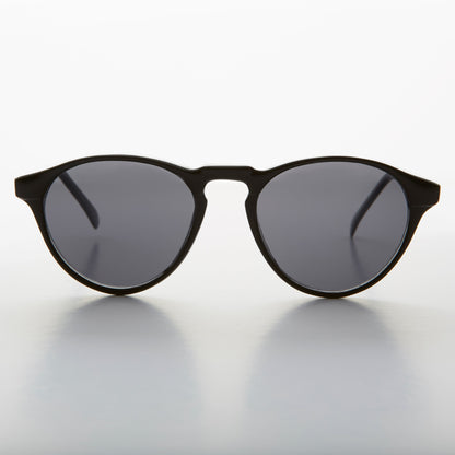 Horn Rim Round Dapper Pantos Vintage Sunglasses - Randy
