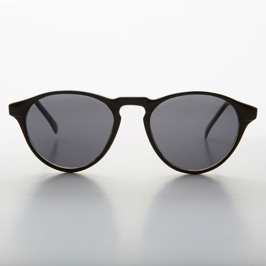 Horn Rim Round Dapper Pantos Vintage Sunglasses - Randy