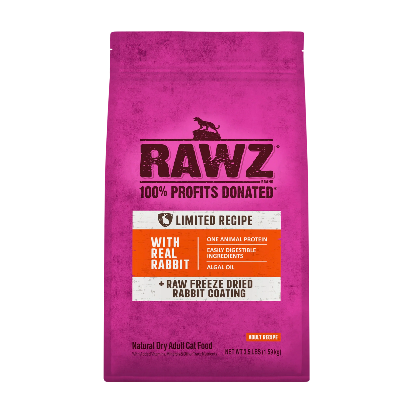Rawz Cat Limited Ingredient Rabbit (3.5lb)