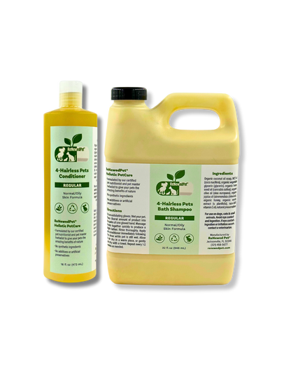 4-HAIRLESS PETS PETS REGULAR SHAMPOO & CONDITIONER - Triathlete Store