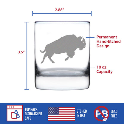 Bison - 10 Ounce Rocks Glass