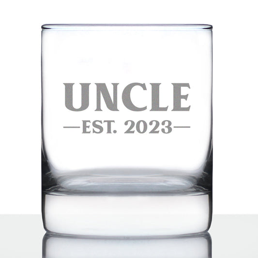 Uncle Est. 2023 -  Bold - 10 Ounce Rocks Glass