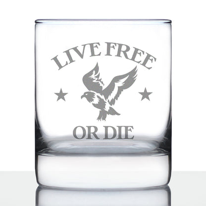 Live Free or Die - 10 Ounce Rocks Glass