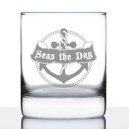 Seas the Day - 10 Ounce Rocks Glass