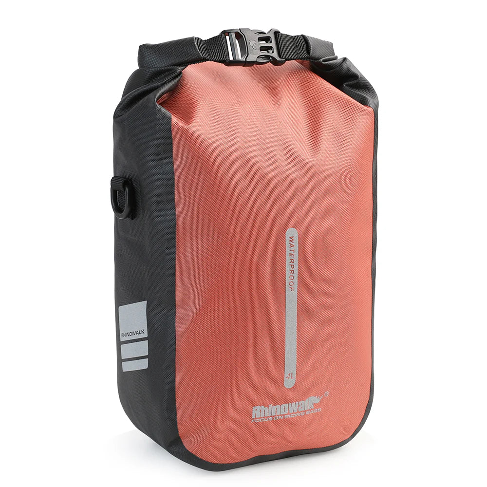 Rhinowalk 4L Waterproof Fork Bag Rack Bag Shoulder Bag for E-Scooter, Bike