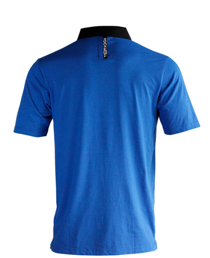 Rockwell Tri-Blend Pocket Polo - Blue