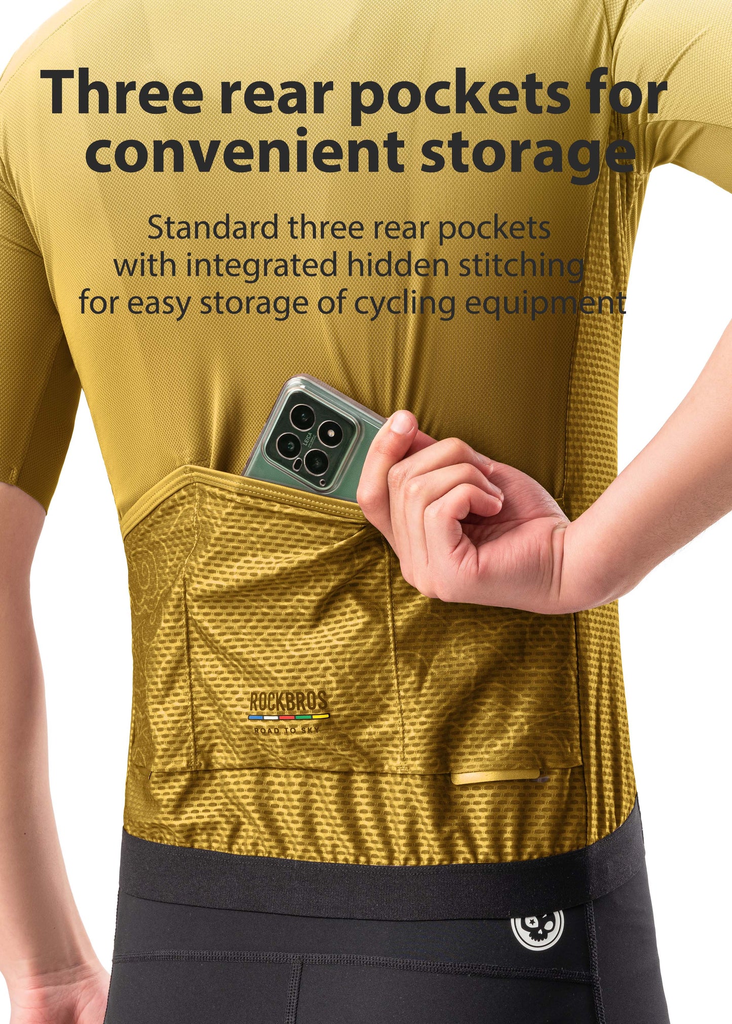 Road to Sky Men's Cycling Short-Sleeved Jersey Pro | ROCKBROS