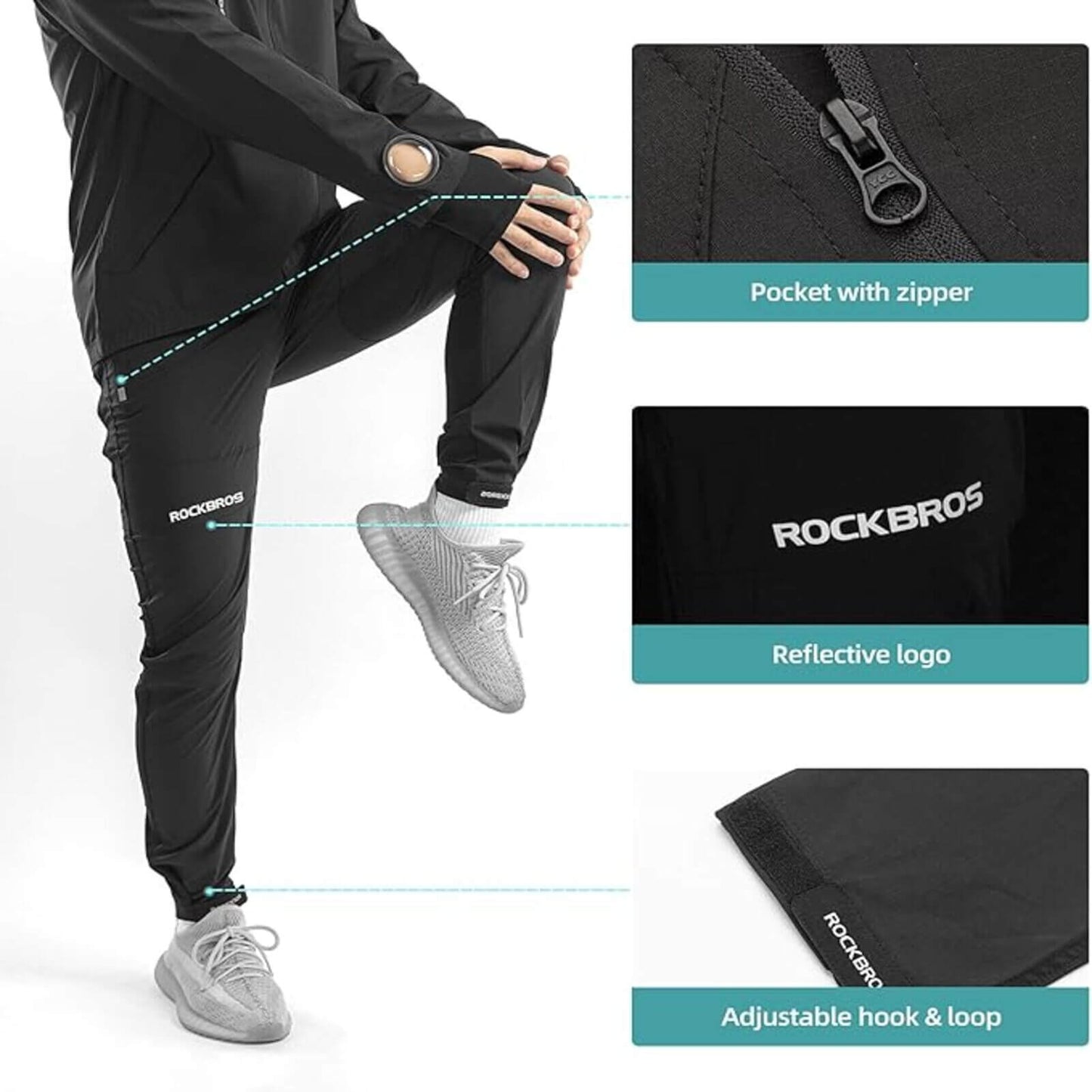 ROCKBROS Breathable Cycling Trousers 2 in 1 With Quick-Drying Padding
