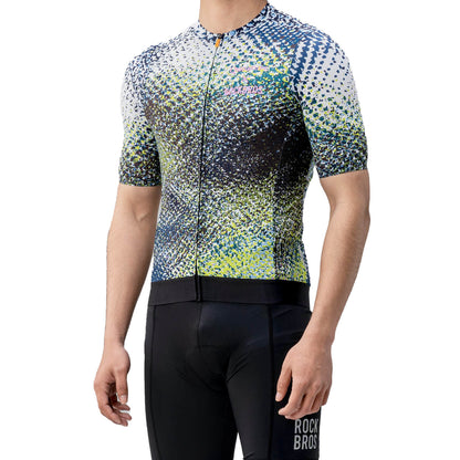 ROCKBROS Men's Short-Sleeve Camouflage Reflective Cycling Jersey
