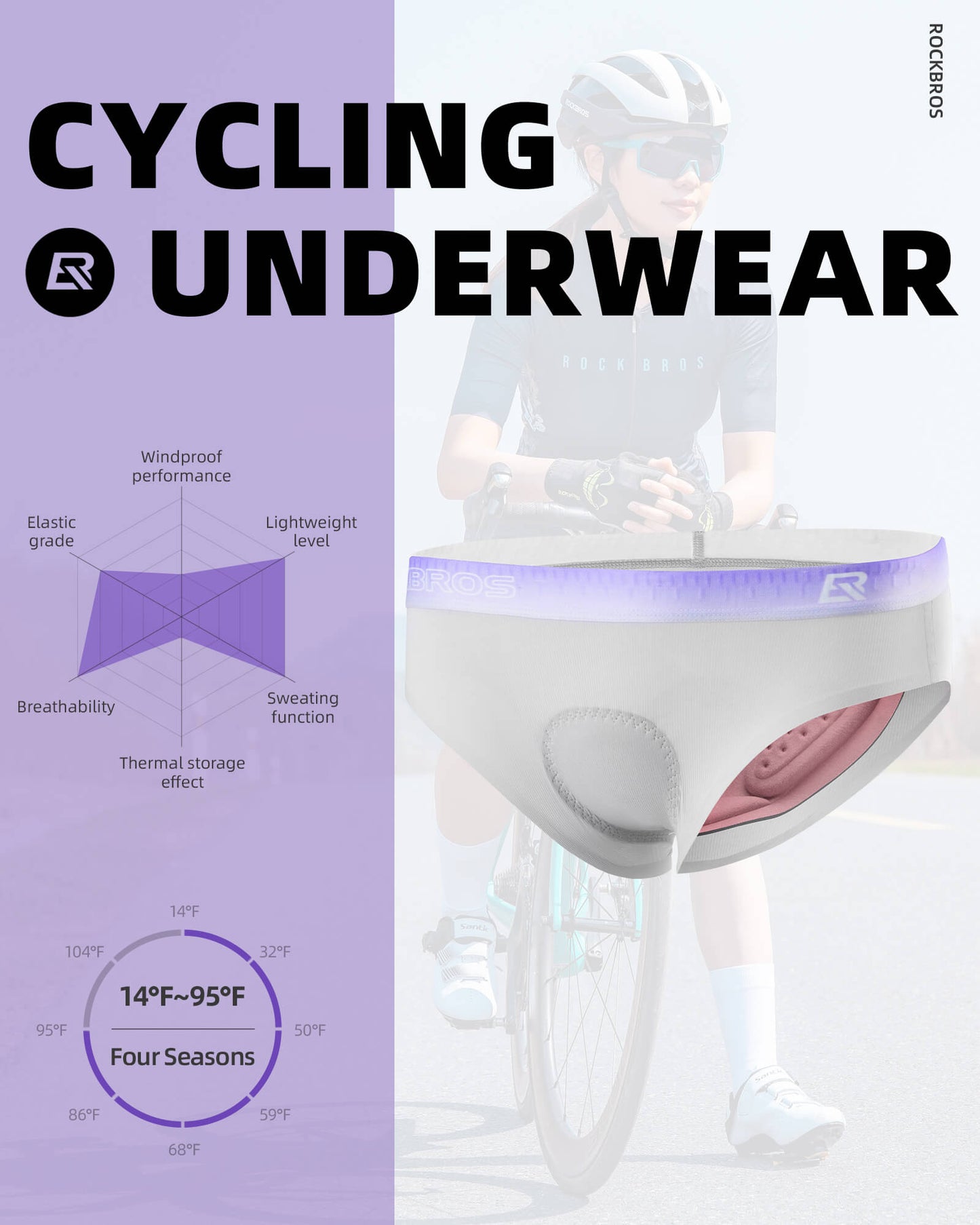 Women's 4D Padded Cycling Underwear