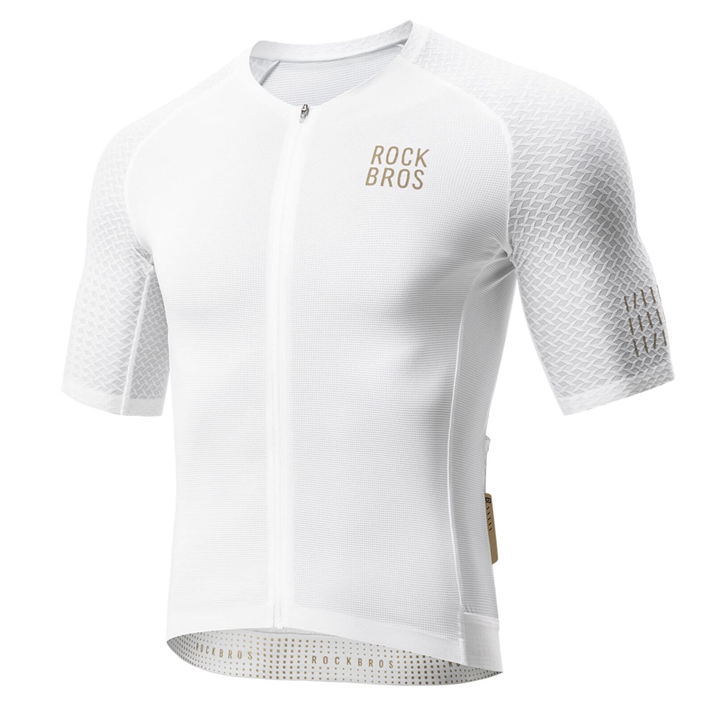 ROCKBROS Men's Short-Sleeve Cycling Jersey Diamond Pattern