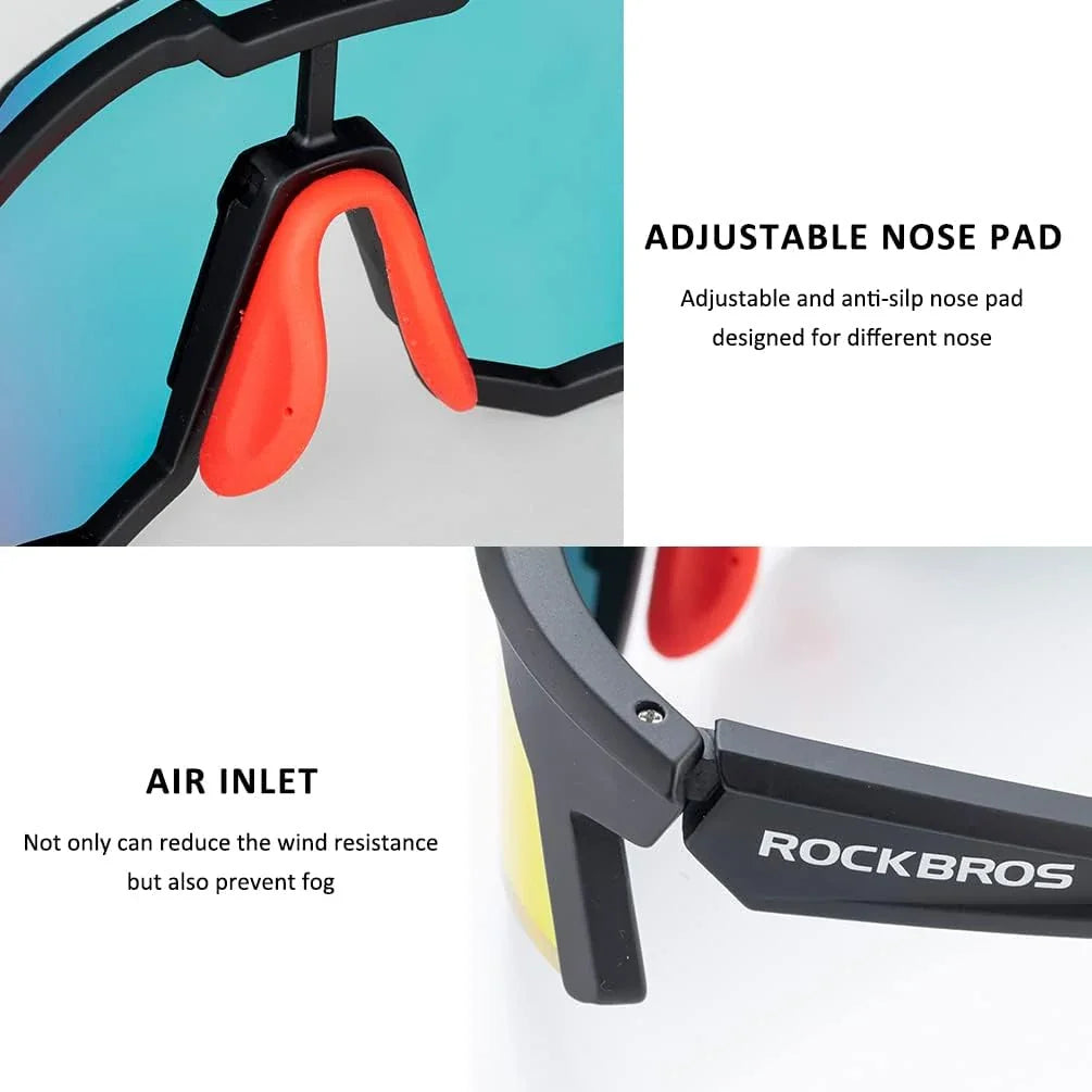 ROCKBROS-Ultralight Polarised Sports Sunglasses 22g