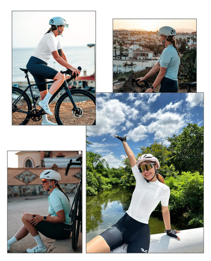 Women's TVI Solid Color Short-Sleeve Cycling Jersey