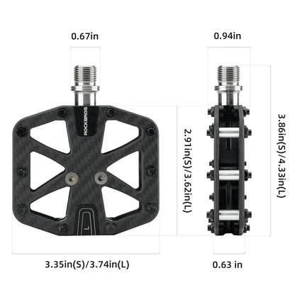 Wide Flat Pedals