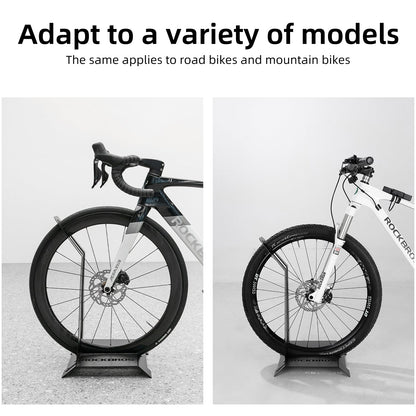 ROCKBROS L-Shaped Carbon Steel Bicycle Stand