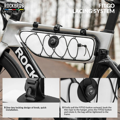 ROCKBROS Bike Triangle Bag-Road to sky