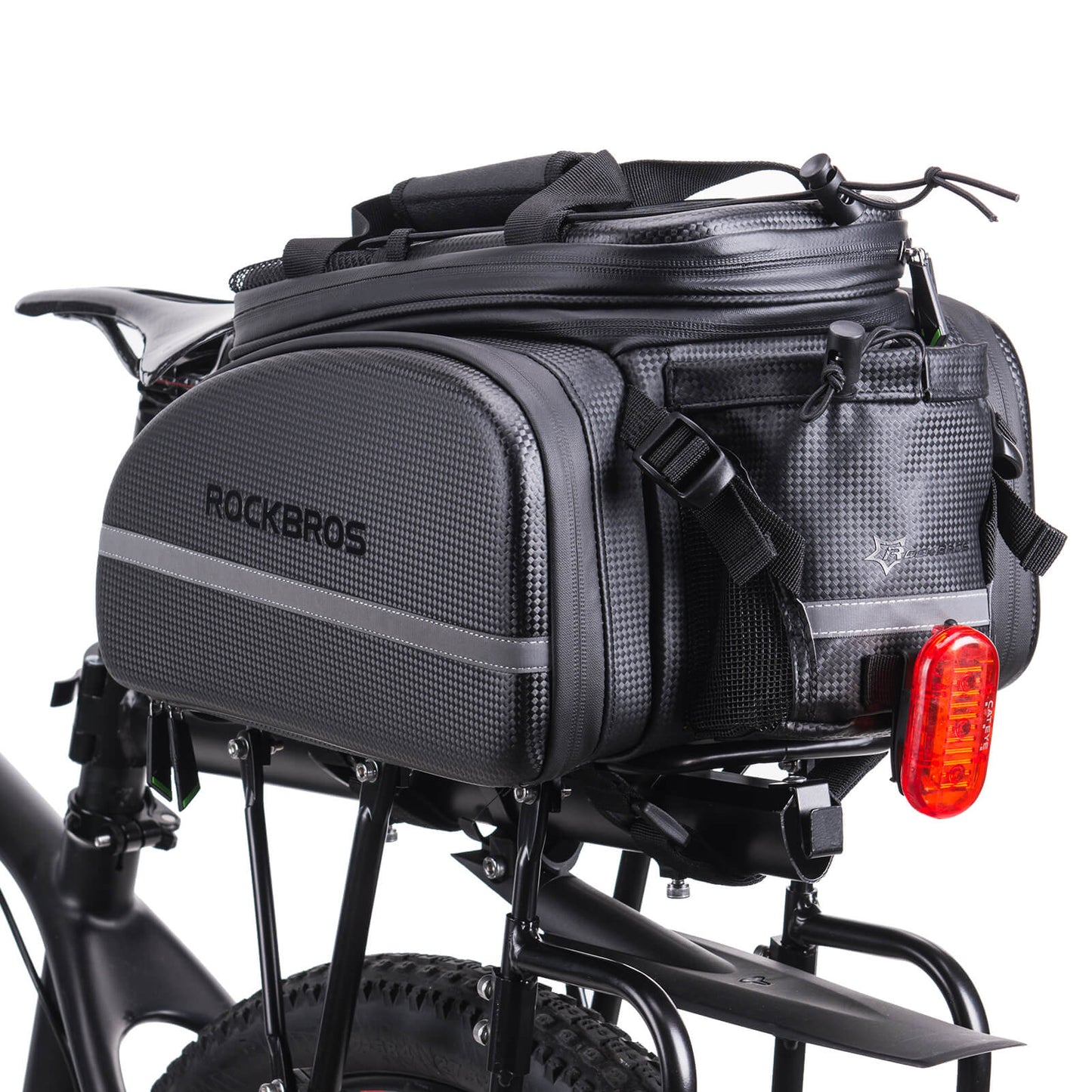 ROCKBROS Bike Rear Rack Bag Waterproof Multifunctional Bike Trunk Bag