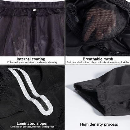 Waterproof Overtrousers for Men Women with Reflective