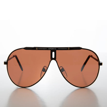 80s Iconic Sport Metal Aviator Sunglass - Rojas