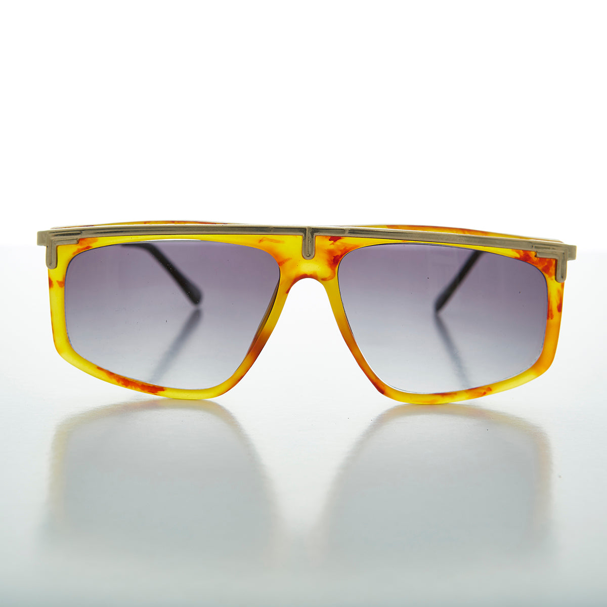 80s Hip Hop Flat Top Vintage Sunglass - Rome