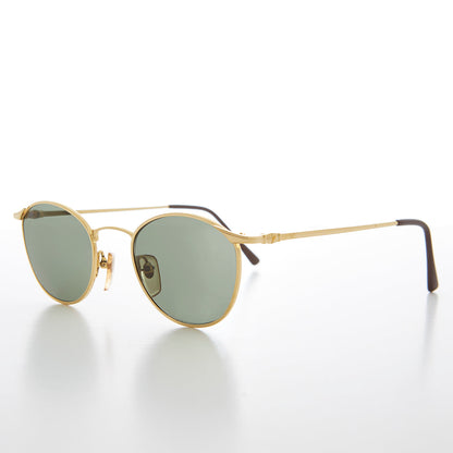 Round Metal Polo Schoolboy Classic Vintage Sunglass - Rory