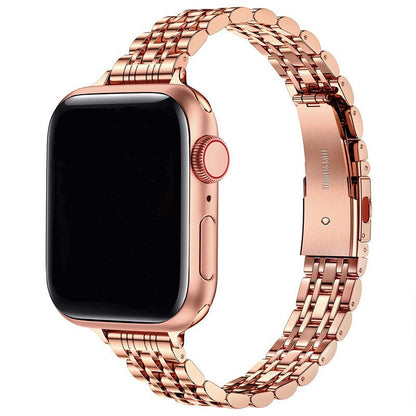 Stainless Steel Wicker Apple Watch Band Series 11/10/9/8/7/6/5/4/ SE / Ultra 1/2/3