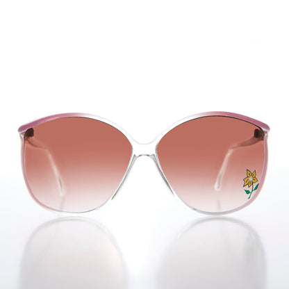 80s Rhinestone Boho Vintage Sunglasses - Belinda