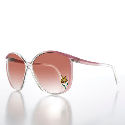80s Rhinestone Boho Vintage Sunglasses - Belinda