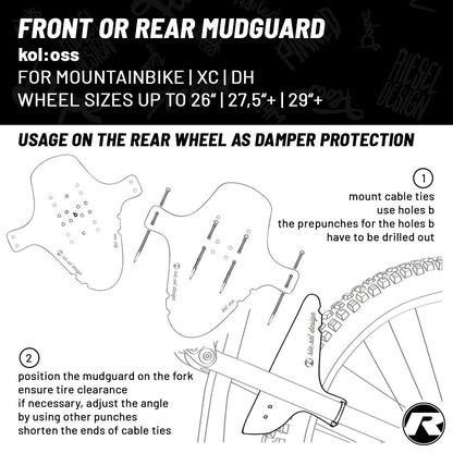 Riesel Design - Front Mudguard - KOL:OSS - Triathlete Store