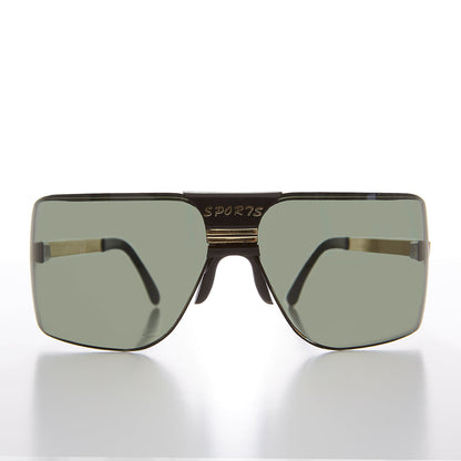 Wrap Around Sports Shield Sunglasses - Rufus