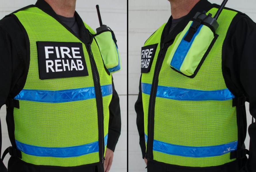 Radio Pocket Mesh Safety Vest
