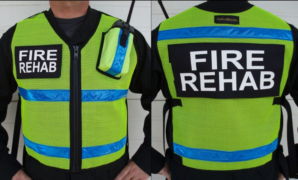 Radio Pocket Mesh Safety Vest