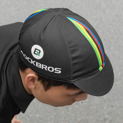 ROCKBROS Cycling Cap Sun Visor Ployester Breathable Rainbow Hat for Men Women
