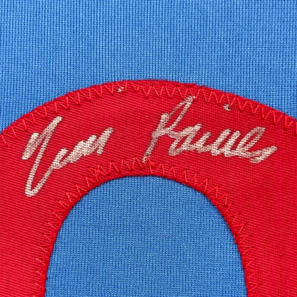 Framed Autographed/Signed Tim Raines 35x39 Montreal Blue Baseball Jersey JSA COA