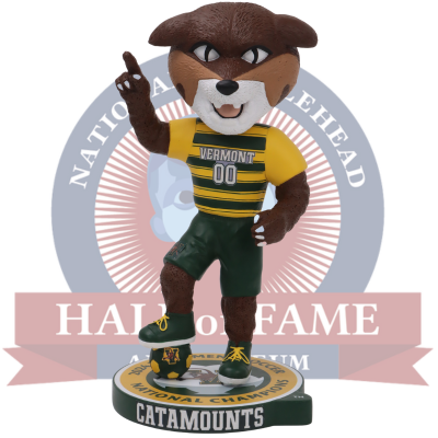Rally Cat Vermont Catamounts 2024 NCAA Men's Soccer National Champions Bobblehead