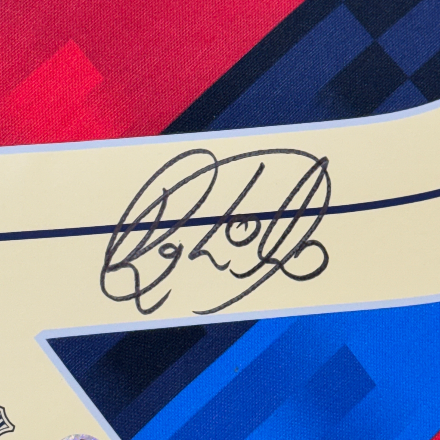 Framed Autographed/Signed Raphinha Raphael Belloli 35x39 FC Barcelona Blue Soccer Jersey Beckett BAS COA